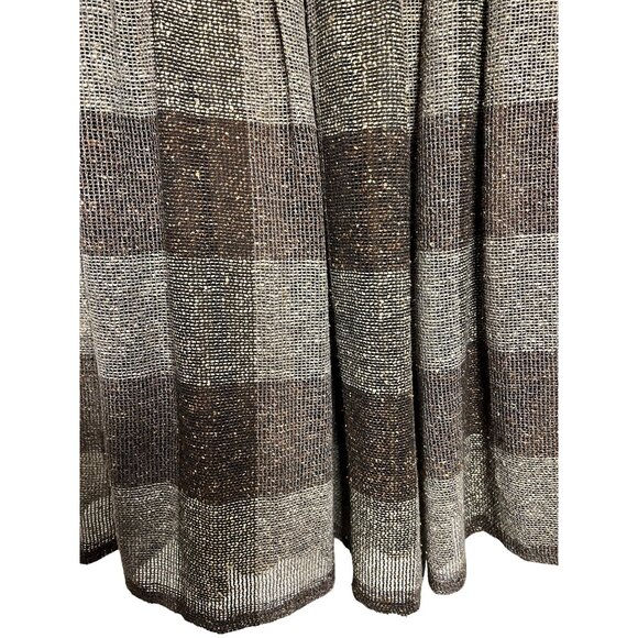 Carole Little for Saint Tropez West Midi Skirt SZ 6 Plaid Boho Chic Y2K - Picture 3 of 12